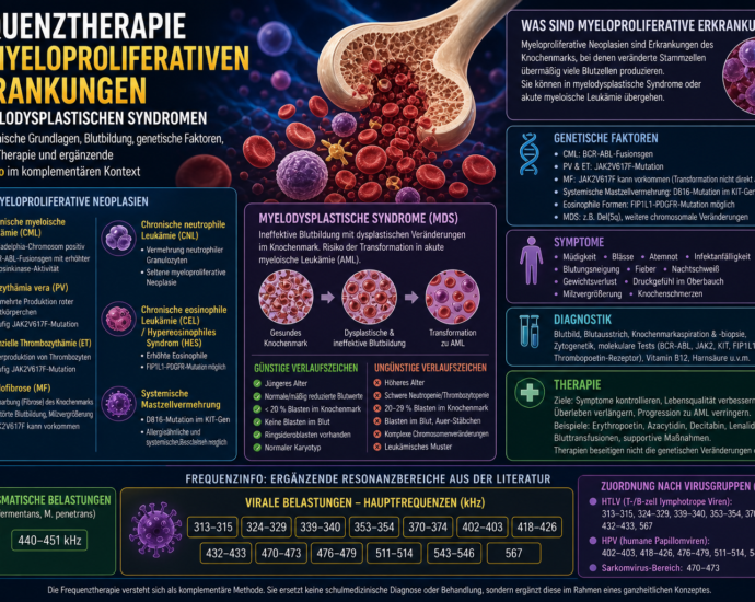 Frequenztherapie bei myeloproliferativen Erkrankungen