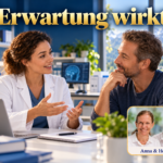 Erwartung wirkt – Anna und Herbert - Herbert Eder - Frequenzforscher Mann und Frau im weißen Mantel sprechen unter dem Titel Erwartung wirkt.