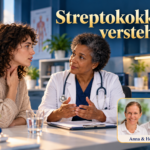Streptokokken verstehen – Anna und Herbert - Herbert Eder - Frequenzforscher Zwei Frauen, eine im weißen Mantel, sprechen unter dem Titel Streptokokken verstehen.
