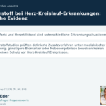 Wasserstoff bei Herz-Kreislauf-Erkrankungen Klinische Evidenz - Herbert Eder - Frequenzforscher Wissensgrafik zum Thema „Wasserstoff bei Herz-Kreislauf-Erkrankungen: Klinische Evidenz“ mit Erläuterungen und Porträtfeld Anna und Herbert.